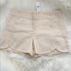 Loft Textured Sailor shorts in Irish Cream